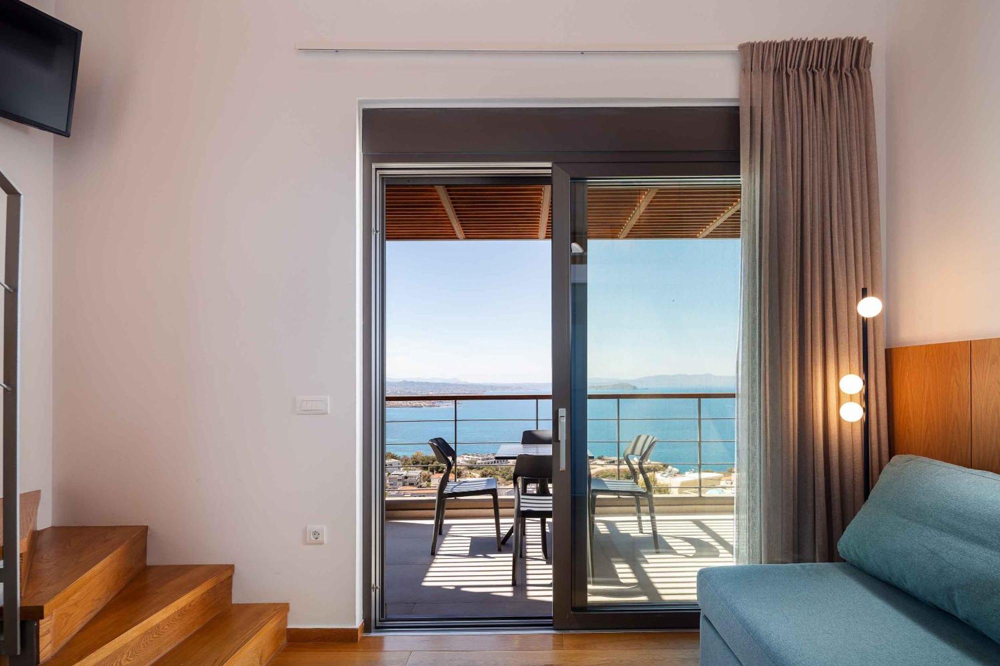 Omnia Luxury Villas - "Heated" Pools & Breathtaking Seaviews! Chania  Quarto foto