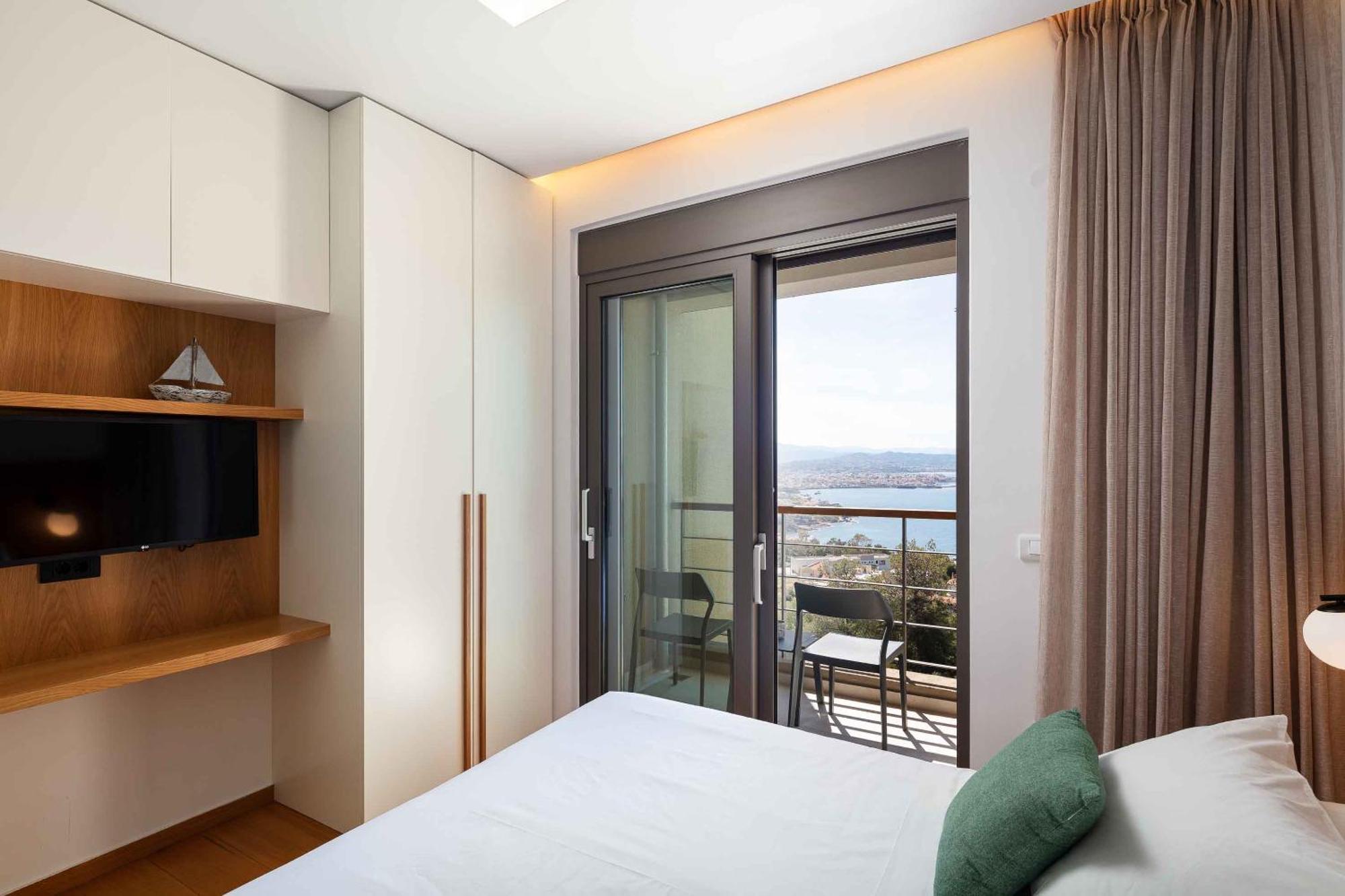 Omnia Luxury Villas - "Heated" Pools & Breathtaking Seaviews! Chania  Quarto foto