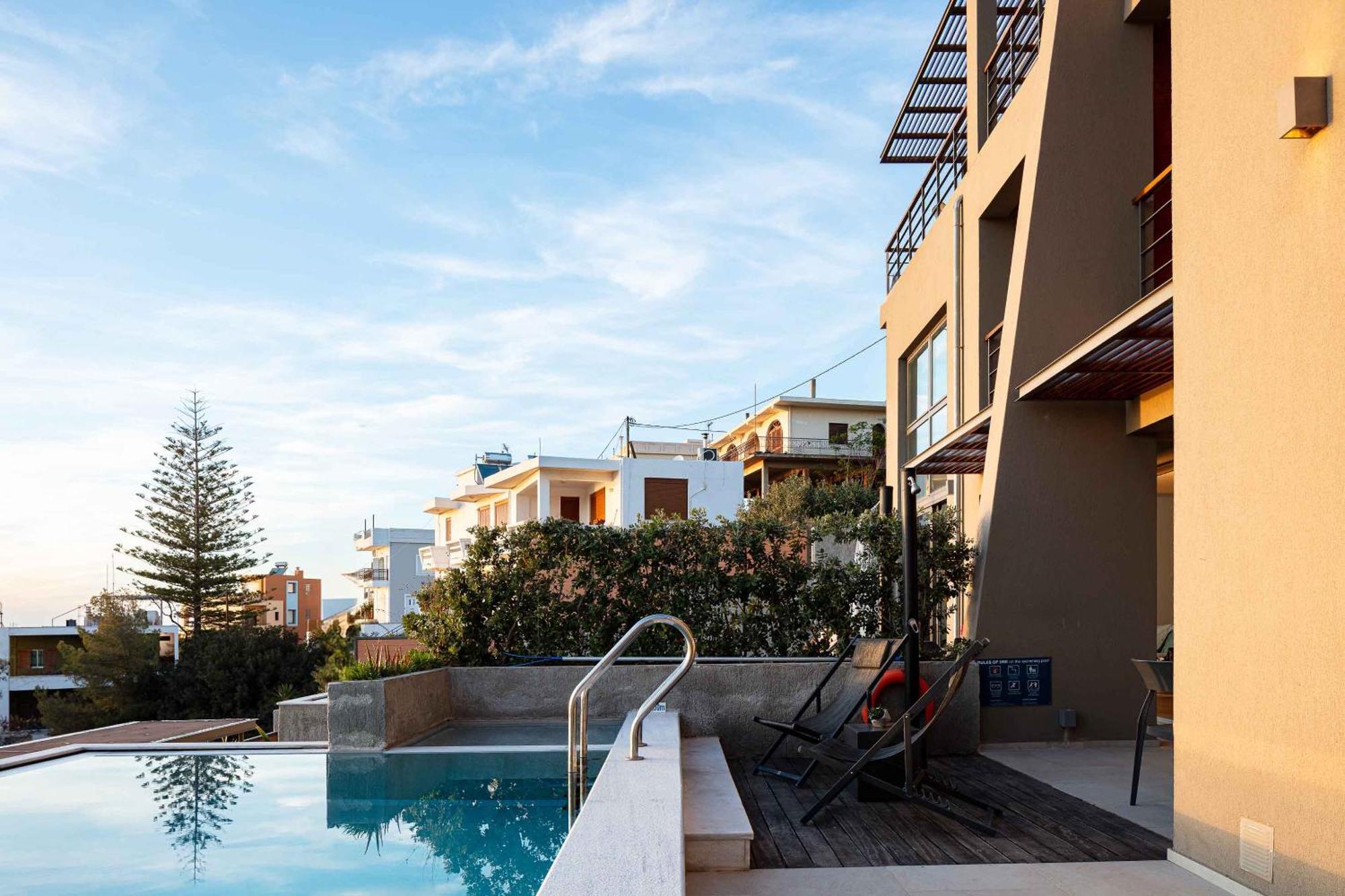 Omnia Luxury Villas - "Heated" Pools & Breathtaking Seaviews! Chania  Quarto foto